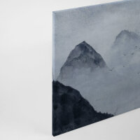 Leinwandbild MistyRocks1 Berge 90cm x 60 cm