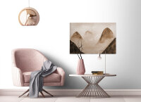 Leinwandbild MistyRocks2 Berge 90cm x 60 cm