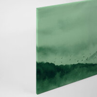 Leinwandbild GloomyLandscape1 Wald 90cm x 60 cm