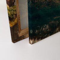 Leinwandbild ParkBridge1 Wald 90cm x 60 cm