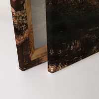 Leinwandbild ParkBridge2 Wald 90cm x 60 cm