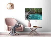 Leinwandbild DschunglePath Wald 90cm x 60 cm