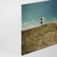 Leinwandbild Lighthouse Strand Meer 90cm x 60 cm