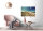 Leinwandbild Lighthouse Strand Meer 90cm x 60 cm