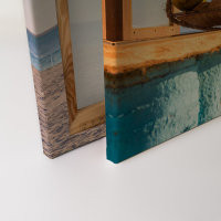 Leinwandbild BeachBar Strand Meer 90cm x 60 cm