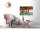 Leinwandbild BeachBar Strand Meer 90cm x 60 cm