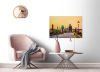 Leinwandbild CharlesBridge Prag 90cm x 60 cm