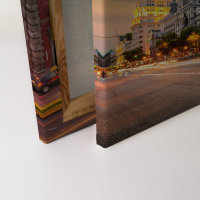 Leinwandbild GranVia Madrid 90cm x 60 cm