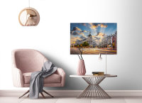 Leinwandbild GranVia Madrid 90cm x 60 cm