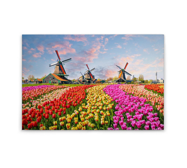 Leinwandbild ZaanseSchans Landschaft 90cm x 60 cm