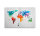 Leinwandbild ColourfulWorld2 Weltkarte 90cm x 60 cm