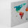 Leinwandbild ColourfulWorld2 Weltkarte 90cm x 60 cm