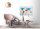 Leinwandbild ColourfulWorld2 Weltkarte 90cm x 60 cm