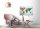 Leinwandbild WorldGraphic1 Weltkarte 90cm x 60 cm