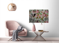 Leinwandbild funkybirds1 Vögel 90cm x 60 cm