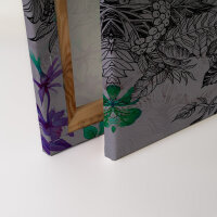 Leinwandbild funkybirds2 Vögel 90cm x 60 cm