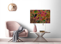 Leinwandbild funkybirds3 Vögel 90cm x 60 cm