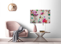 Leinwandbild mosaicgarden2 Vögel 90cm x 60 cm