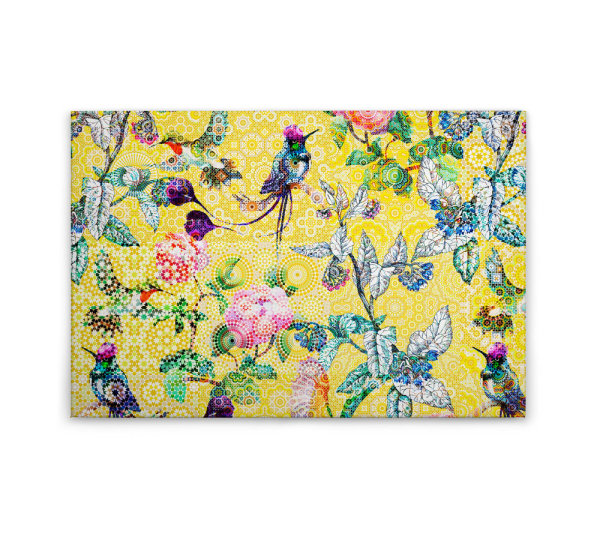 Leinwandbild exoticmosaic1 Vögel 90cm x 60 cm