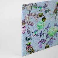 Leinwandbild exoticmosaic2 Vögel 90cm x 60 cm