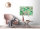 Leinwandbild mosaicbirds1 Vögel 90cm x 60 cm