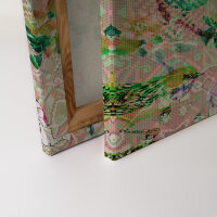 Leinwandbild mosaicbirds2 Vögel 90cm x 60 cm
