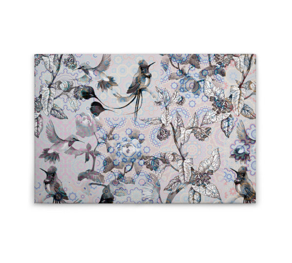 Leinwandbild exoticmosaic3 Vögel 90cm x 60 cm