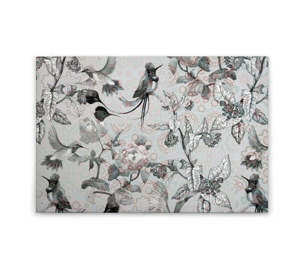 Leinwandbild exoticmosaic4 Vögel 90cm x 60 cm