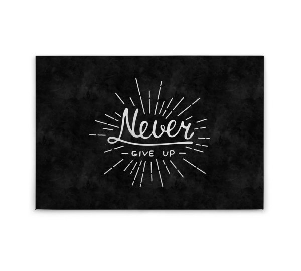 Leinwandbild blackboard3 Schwarz Weiß 90cm x 60 cm