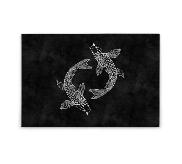 Leinwandbild blackboard5 Schwarz Weiß 90cm x 60 cm