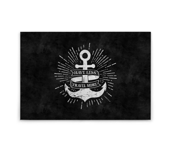 Leinwandbild blackboard6 Schwarz Weiß 90cm x 60 cm