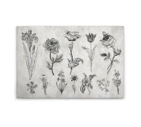 Leinwandbild sketchpad2 Landhausstil 90cm x 60 cm