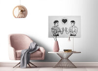 Leinwandbild iconic1 Modern 90cm x 60 cm