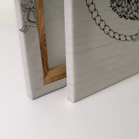 Leinwandbild iconic3 Modern 90cm x 60 cm