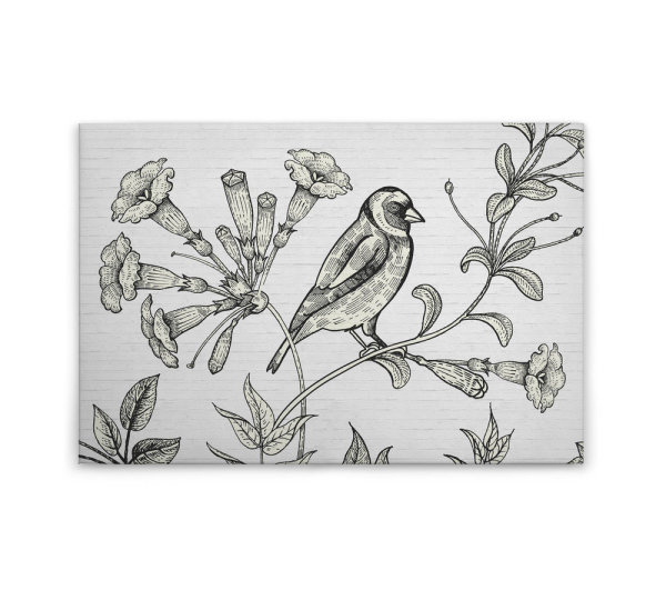 Leinwandbild birdy1 Landhausstil 90cm x 60 cm