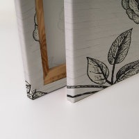 Leinwandbild birdy1 Landhausstil 90cm x 60 cm