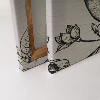 Leinwandbild birdy3 Landhausstil 90cm x 60 cm