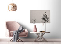 Leinwandbild bunny2 Tiere 90cm x 60 cm