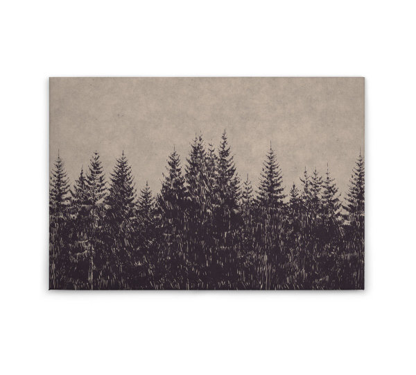 Leinwandbild blackforest1 Wald 90cm x 60 cm
