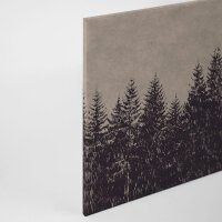 Leinwandbild blackforest1 Wald 90cm x 60 cm