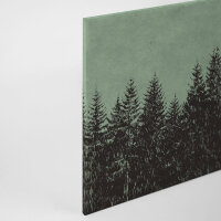 Leinwandbild blackforest2 Wald 90cm x 60 cm