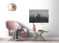 Leinwandbild blackforest3 Wald 90cm x 60 cm