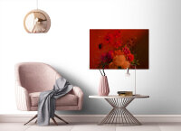 Leinwandbild bouquetvibrant1 Blumen 90cm x 60 cm
