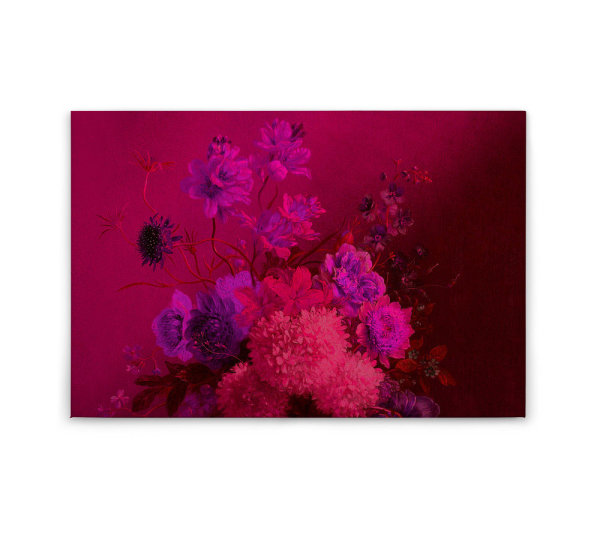 Leinwandbild bouquetvibrant2 Blumen 90cm x 60 cm