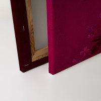 Leinwandbild bouquetvibrant2 Blumen 90cm x 60 cm