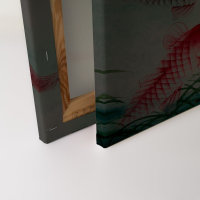 Leinwandbild dancingkois1 Tiere 90cm x 60 cm