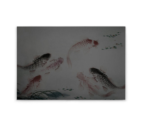 Leinwandbild dancingkois2 Tiere 90cm x 60 cm