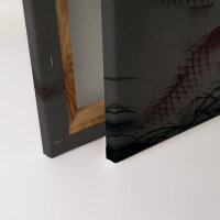 Leinwandbild dancingkois2 Tiere 90cm x 60 cm