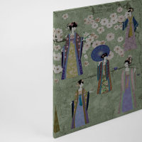 Leinwandbild kimono1 Asiatisch 90cm x 60 cm