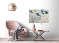 Leinwandbild pond1 Tiere 90cm x 60 cm